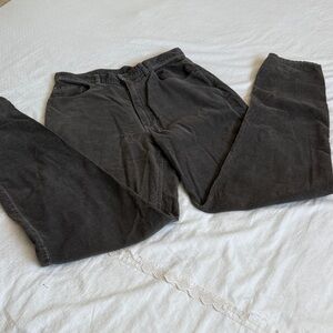 Eddie Bauer  Gray Corduroy Pants